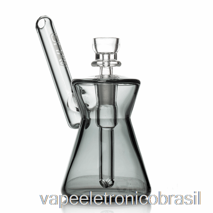 Vape Recarregável Grav Ampulheta Pocket Bubbler Smoke Grey